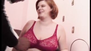 Huge boobs gets her fill of large black cock