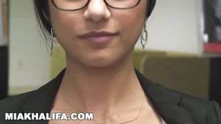 MIA KHALFIA - Arab Goddess Strips Naked in A Library just for you
