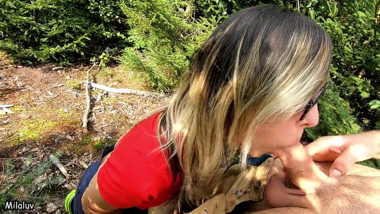 Free HD Teen with Big Tits gives Head in the Forest which ...