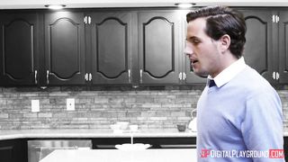 Queen of MILFs Alexis Fawx fucks fella in Kitchen