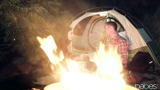 Teen slut loves camping and outdoor fucking