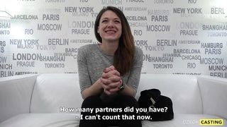 Super Cute Czech Amateur Banged on Casting