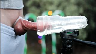 Winter fleshlight cock milking