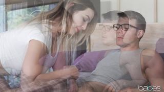 Thick Blonde with big natural boobs gets tit-fucked by a stranger