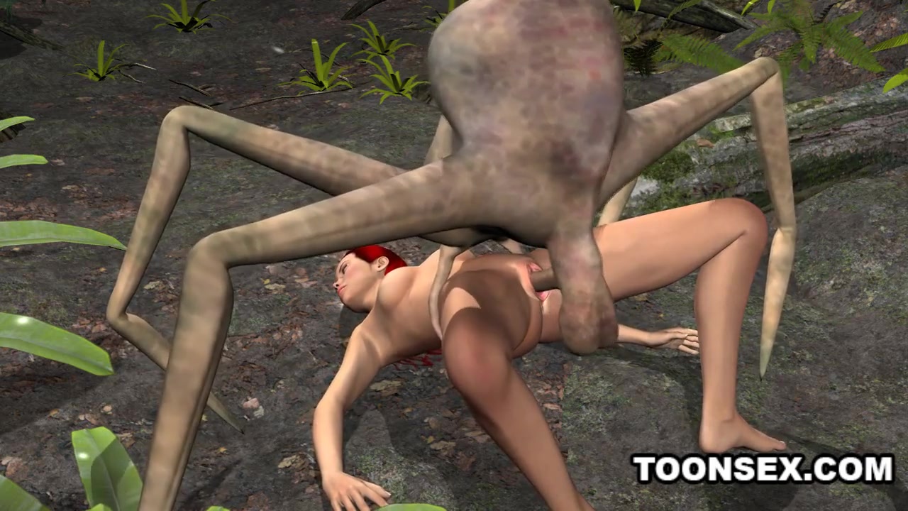1280px x 720px - Free HD 3D Redhead Getting Fucked by an Alien Spider Porn Video