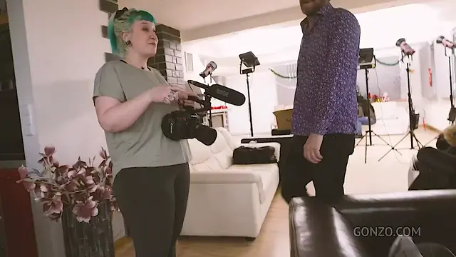 From camerawoman to porn actress long_porn