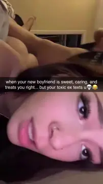 You treat her so well, you’re sweet to her, and yet she still craves her toxic ex who’ll fuck her hard and treat her like a piece slut.
