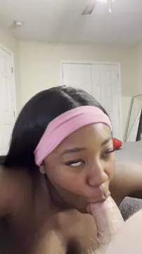 Im always happy with a white dick in my mouth blackchickswhitedicks