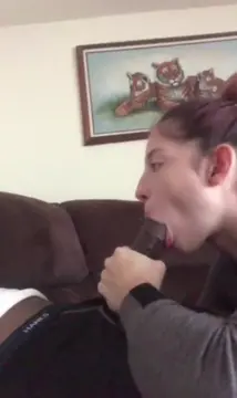 Barely fits in her mouth WhiteGirl_Sucking_BBC