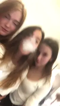 These three friends together
